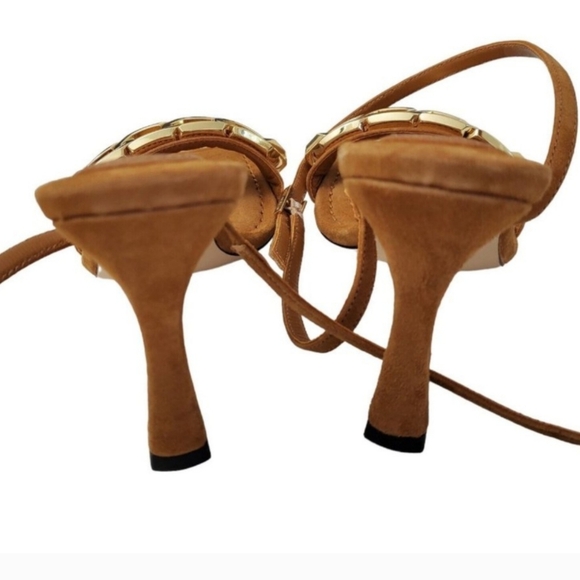 Good American Ankle Strap Heels Size 9 - Picture 8 of 13